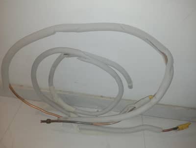 only ten days used gree ac pipe pure cupper 10 feet lemgth