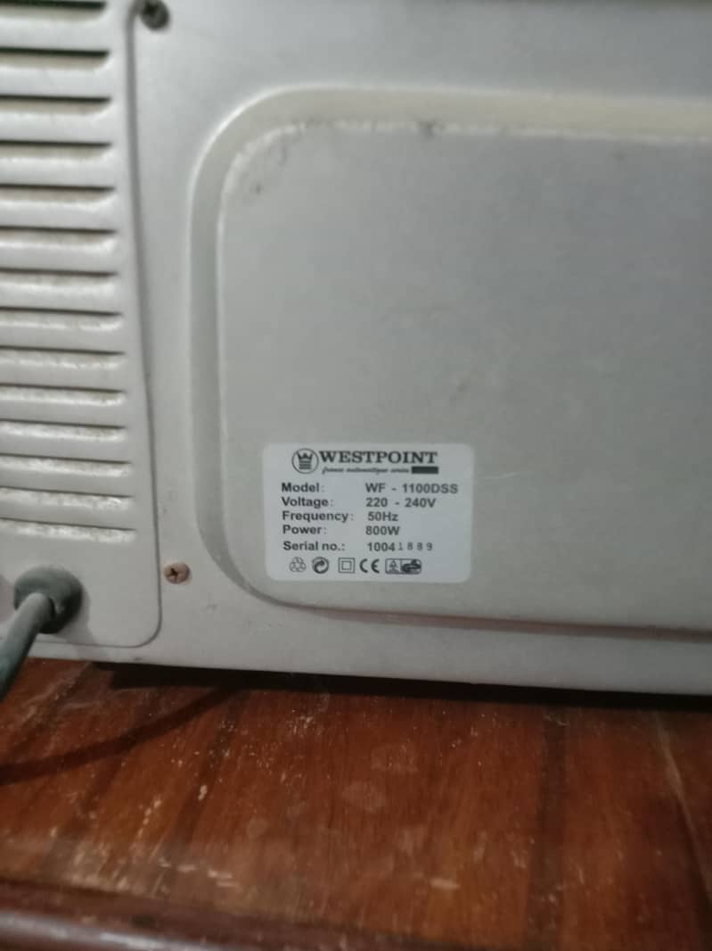 Electric oven West point company 5
