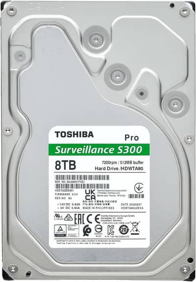 Toshiba S300 Pro 8TB Surveillance HDD 7200RPM