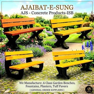 Garden Benches / Cement Bench / Parks Bench / Precast Bench / Chairs
