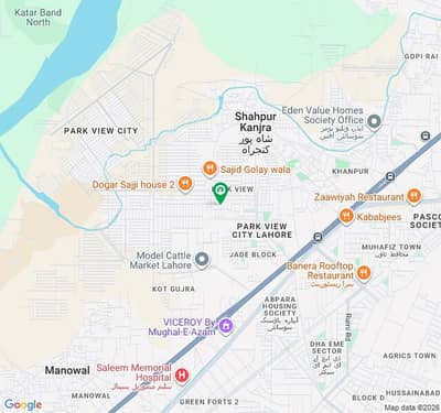100% Confirm Deal Hot Location 10 Marla Plot Is Available For Sale In Park View City