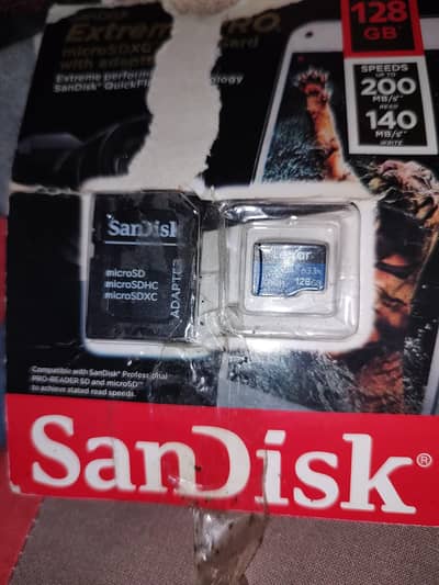 Scan disk SD cards 128. gb