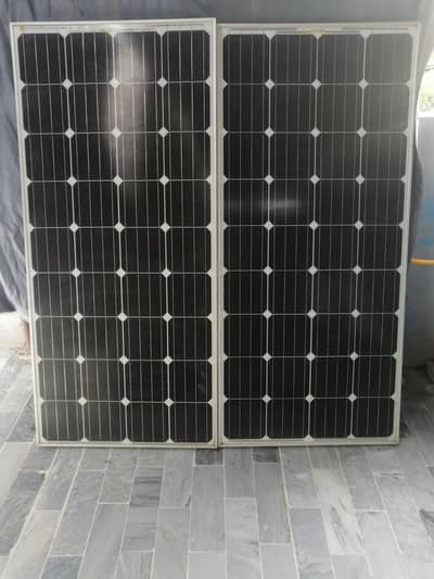 2 Jinko And 1 Purepower Company Solar Plate