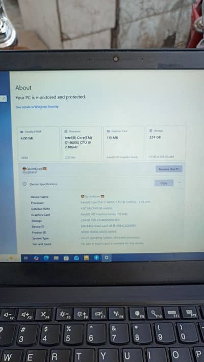 core i7 4600U cpu 4th gen Lenovo Thinkpad