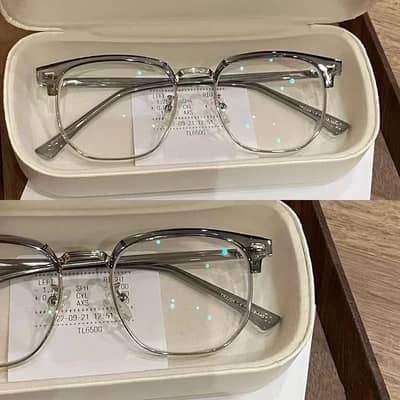 Vintage Transparent Computer Glasses Frame Women Men Anti Blue Light