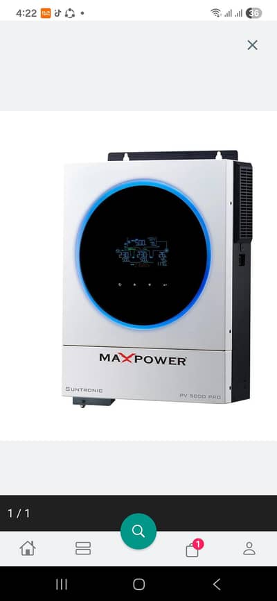 maxpower suntronic pv 5000 4kw
