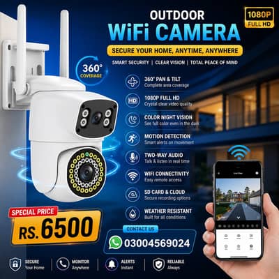 4K PTZ Camera with Dual-Lens, Dual Screen, Auto Tracking, outdoor