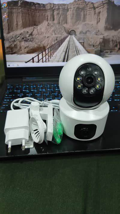 Speed-x N9-2 Hd Smart 4mp 2+2 Wifi Double Lens Auto-tracking v380 pro