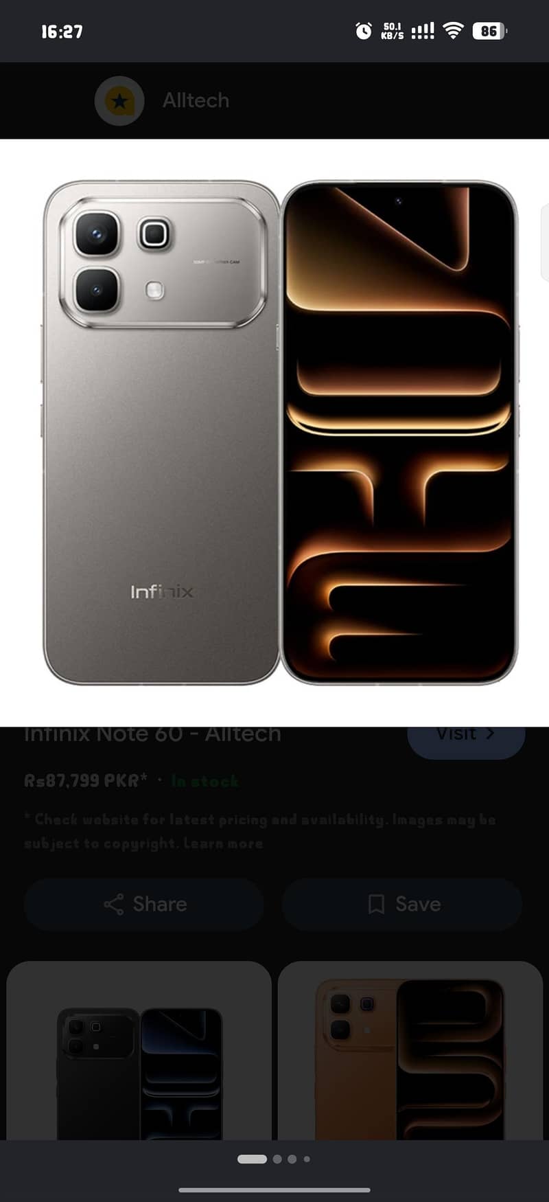 Infinix note 60 0