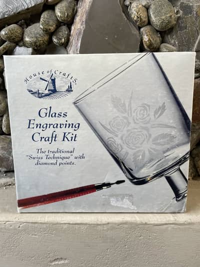Glass Engraving Craft Kit – Create Stunning Personalized Designs!