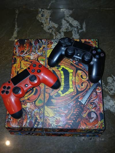 SONY Ps 4 fat 500GB WITH 2 CONTROLLERS