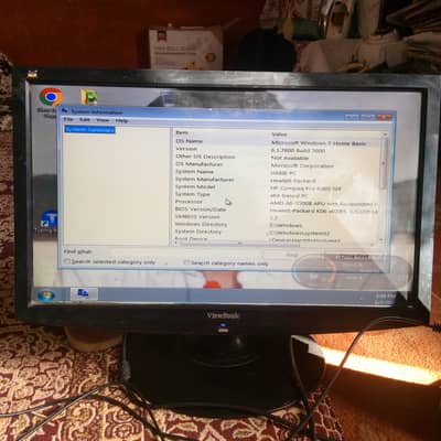 HP Compaq 6305 SFF Desktop PC with 8GB RAM, 500GB HDD + 20” LCD Monito