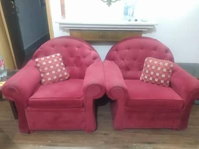 sofa and center table