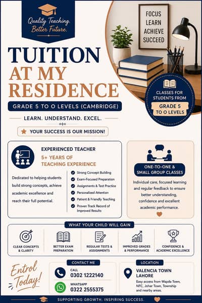 Tuition services available