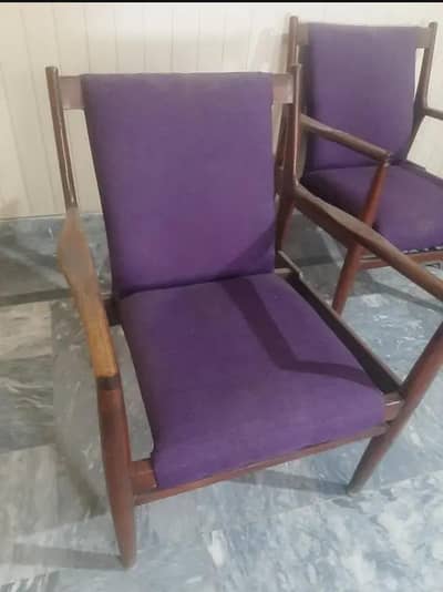 Sheesham Wood 2 Pair Chairs