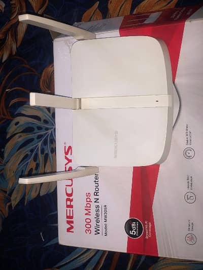 Mercusys 300Mbps exchange possible with 5G fyber router
