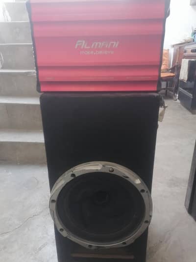 Almani 4 Channel Amp with Woofer