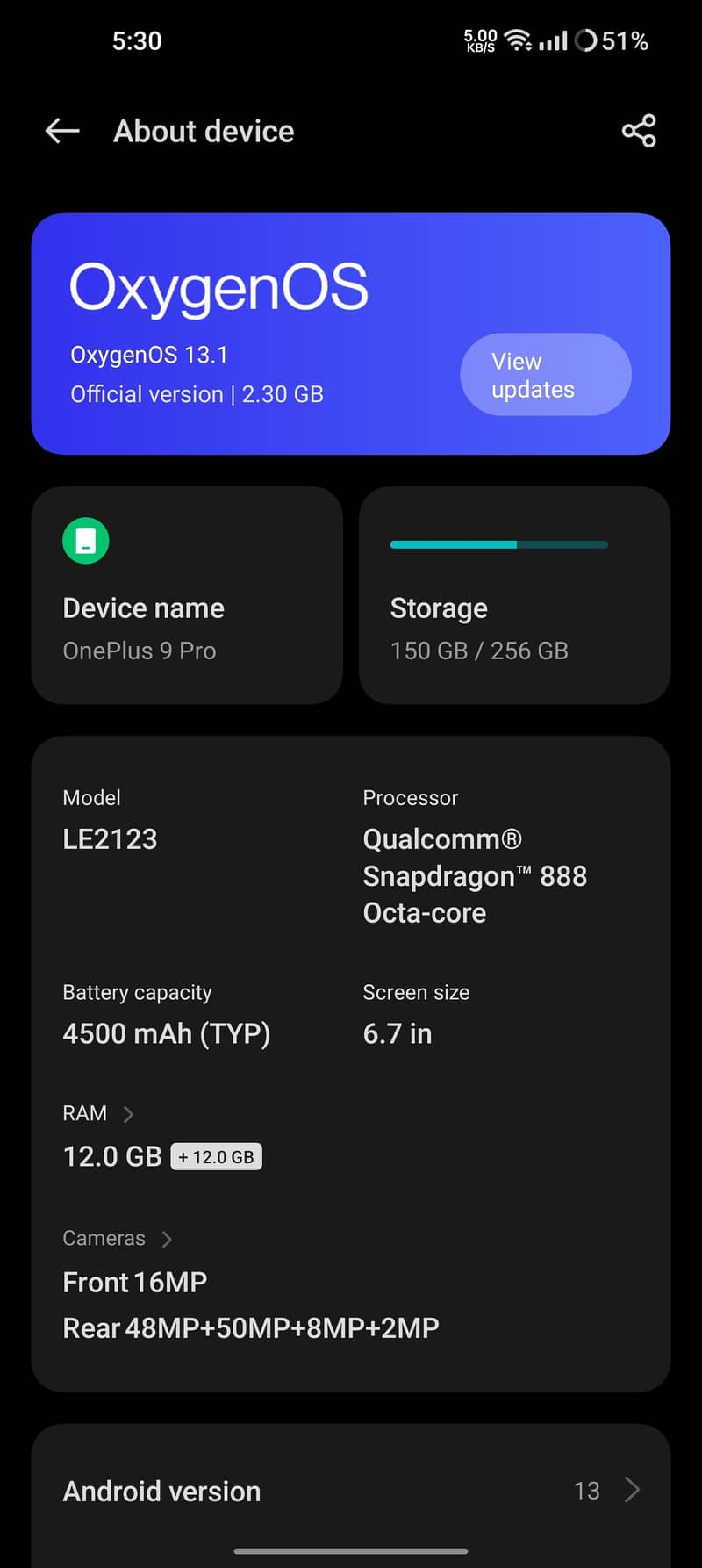 One Plus 9 Pro 0