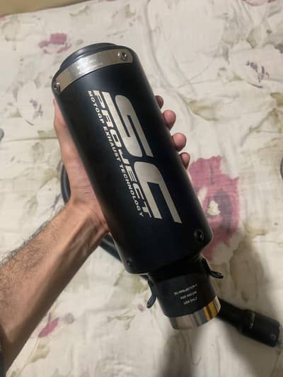 YBR 125 SC exhaust