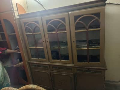 dressing table and showcase