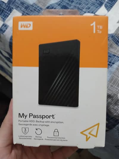 WD Portable HDD 1TB(brand new)