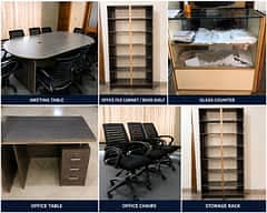 Office Table/Office Counter tables/Office Racks/Office Furniture/Chair