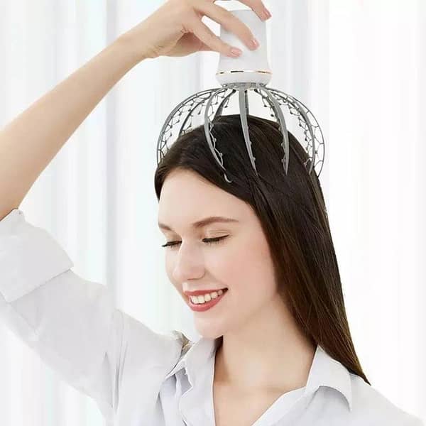 Octopus Electric Head Scalp Massager – Comfortable 12-Claw Head and Body Relaxation Device. . .
