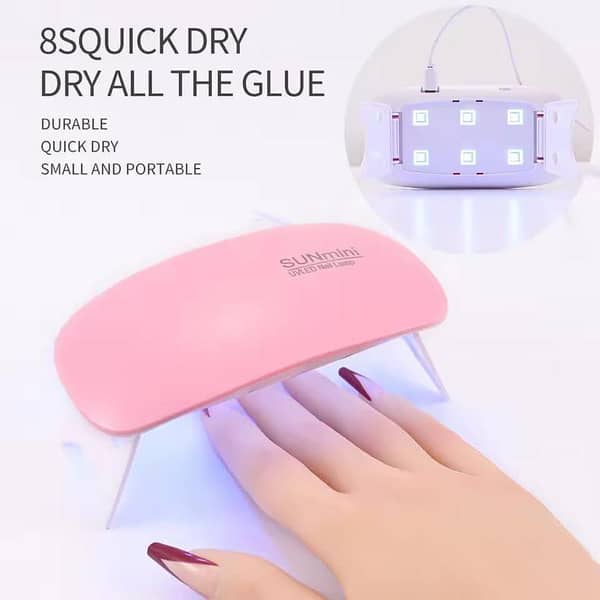 Aokitec Mini UV LED Nail Lamp, Pocket-Sized Portable Gel Curing Lamp