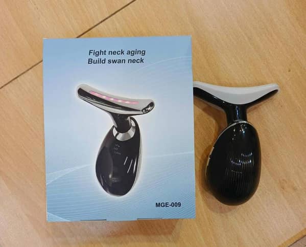 Original Neck Face Massager Skin Care Facial Massage Device with  3 Color Modes for Skin Rejuvenation Camera Face Sculpting Tool for Double Chin.