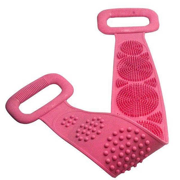 Magic Silicone Brushes Bath Towels: Rubbing Back Mud Peeling Body Massage Shower Scrubber