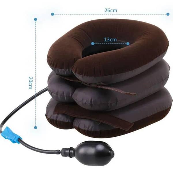 Neck Stretcher Inflatable Air Traction Device with Soft Cervical Collar