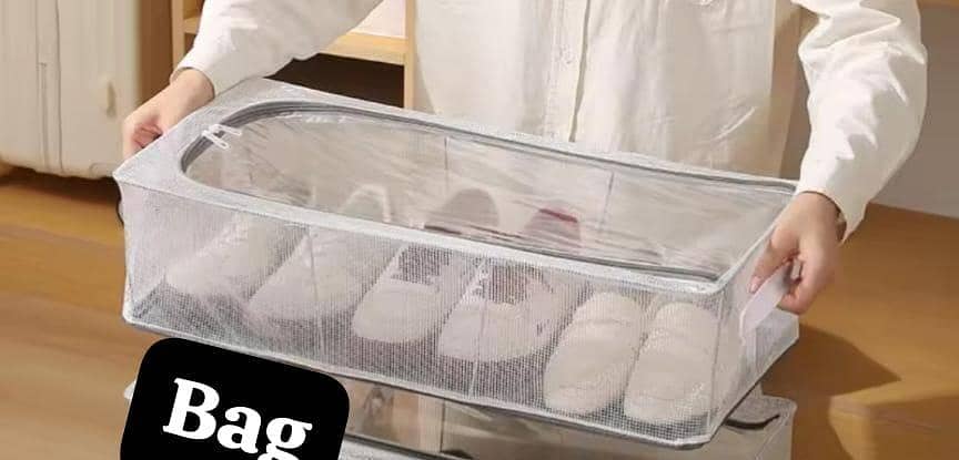 Foldable Shoe Storage Bag: Portable Anti-Dust Organizer with Large Capacity