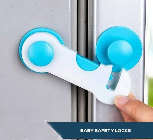 Child Baby Safety Locks for Drawers, Cabinets, Fridge and Doors – Furniture Blockers, Toddler Safety