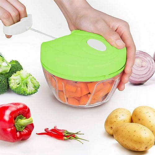 Speedy Chopper Multi-Use Turbo Cutter for Kitchen: Multipurpose Vegetable Cutter and Meat Grinder