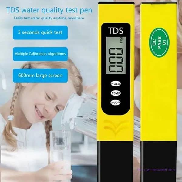 Portable LCD Digital TDS Water Quality Tester Pen for Aquarium and Pool