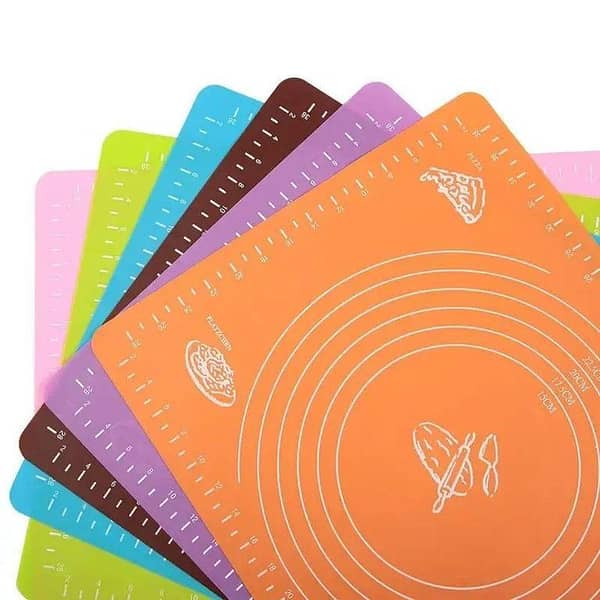 Silicone Baking Roti Mat with Measurements – Heat-Resistant, Non-Stick Flour Rolling Mat