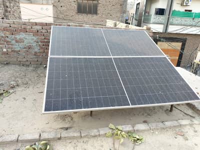 585w Longi 2 pannel homage  invertor battery