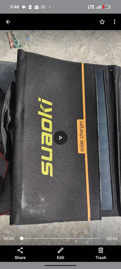 Suaoki 60w Folding 9 Solar Panel, Good for Camping