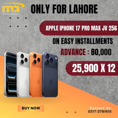 Apple iPhone 17 Pro Max JV On Installment