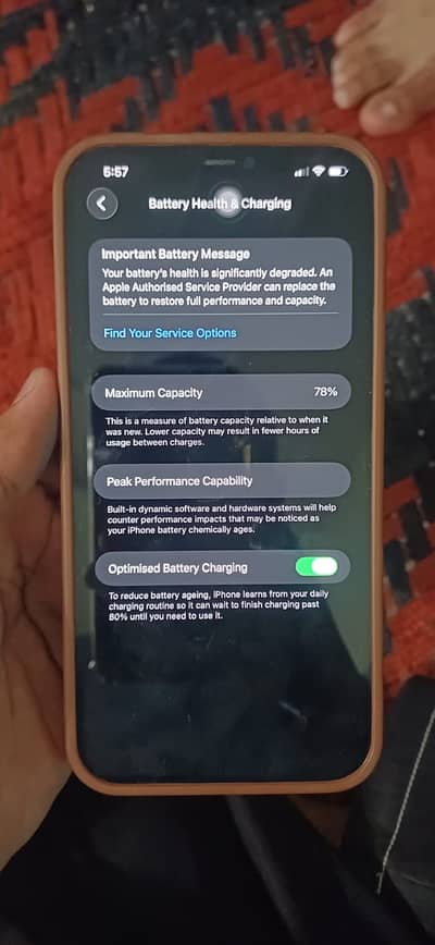 Apple iPhone 12 Pro Max good condition with 78 battery health