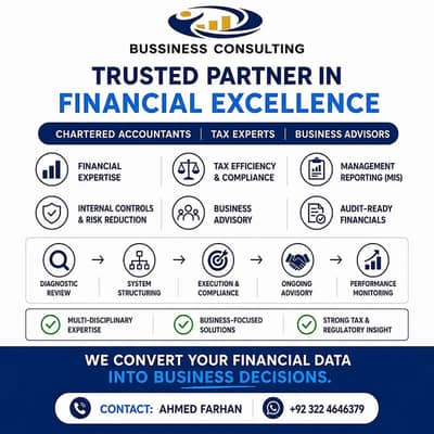 Tax Consultant , audit ,  Tax Filing  , SECP, Corporate filing , NTN
