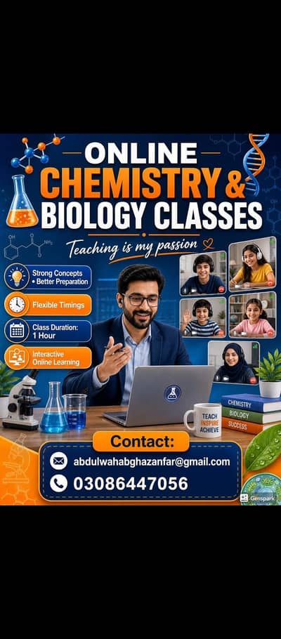 Teaching online chemistry and biology