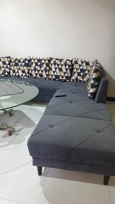 L shaped sofa