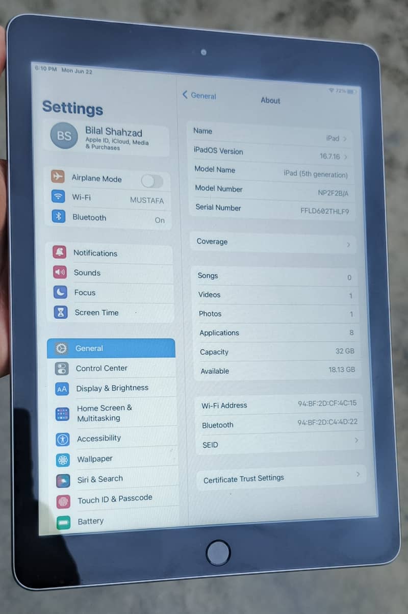 Ipad 5th generation 3