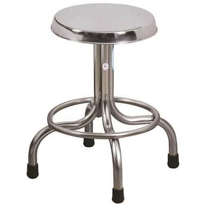 Stainless Steel Stool | Clinic & Lab Chair | Heavy Duty SS304