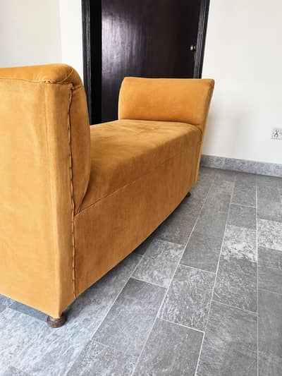Stylish Velvet Dewan / Sofa Cum Bed – Excellent Condition