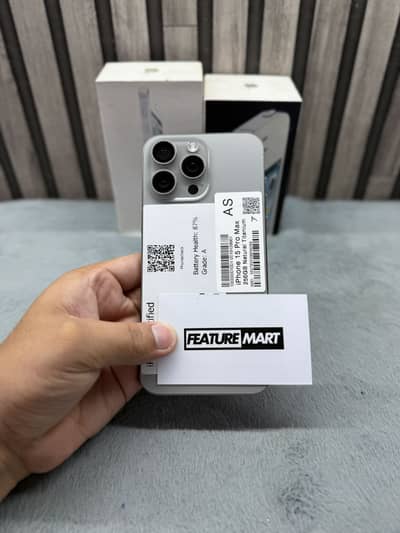 15 Pro Max | 256GB | PTA Approved | Natural | Apple iPhone 15 Pro Max