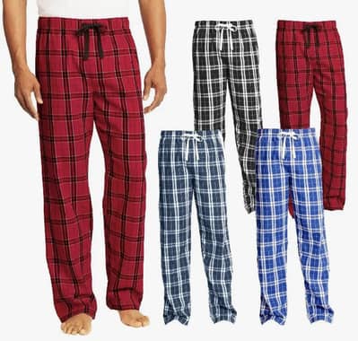 100% cotton trouser checked printed available
