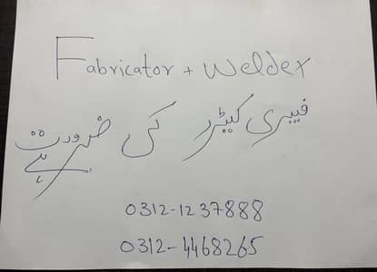 WELDOR FABRICATORS HIRING