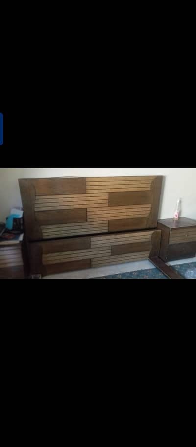 king size bed for sale with side tables